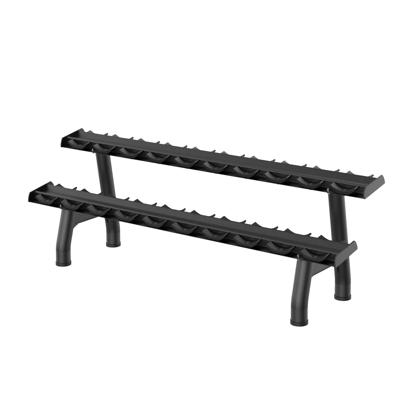 RE6012 — Двухъярусная стойка для гантелей (10 пар)
